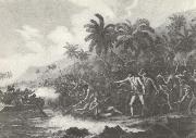 unknow artist Laga till dodades av hawaianer jag februari 1779 Spain oil painting artist